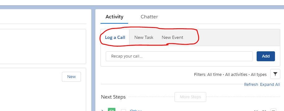 Add create followup task and create followup event button | IdeaExchange