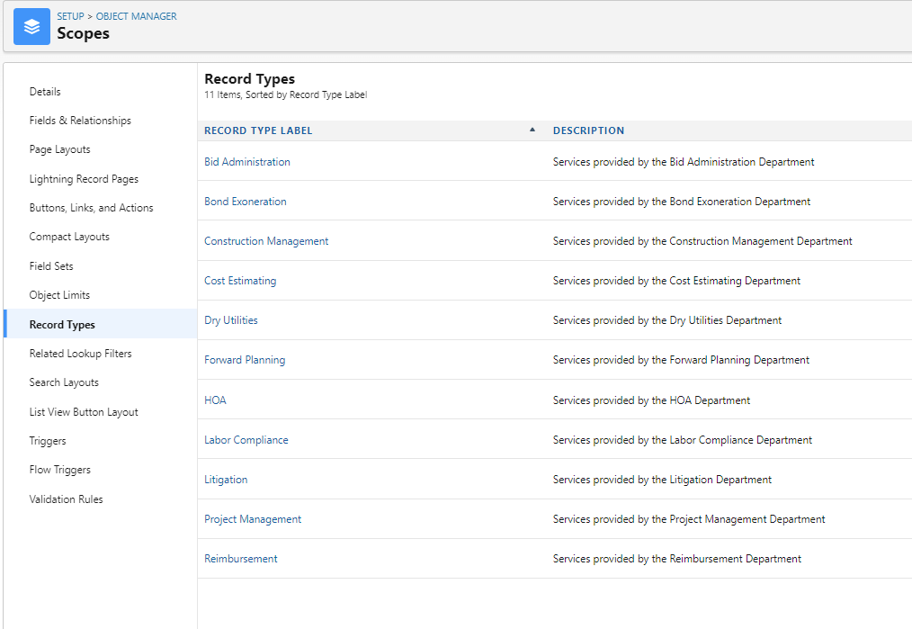 Matching Object Record Types | IdeaExchange